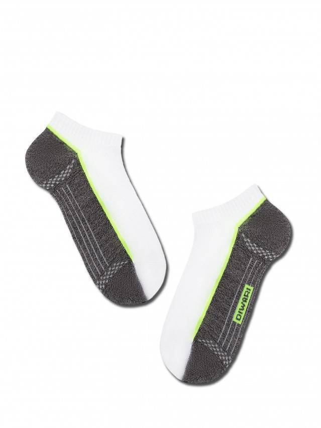 Шкарпетки чоловічі ACTIVE (ультракороткі) 15С-44СП, р. 25, 044 білий-темно-сірий - 1