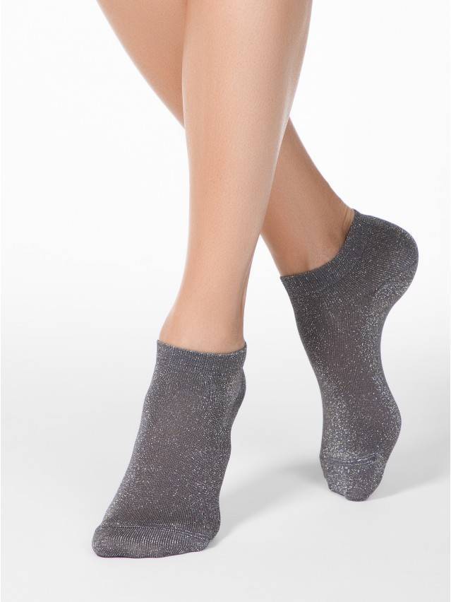 Шкарпетки жіночі віскозні ACTIVE (короткі, люрекс) 18С-3СП, р.36-37, 000 попелястий - 1