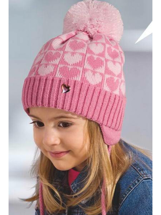 Шапка дитяча ESLI 16С-10СП, р.52-54, рожевий - 2