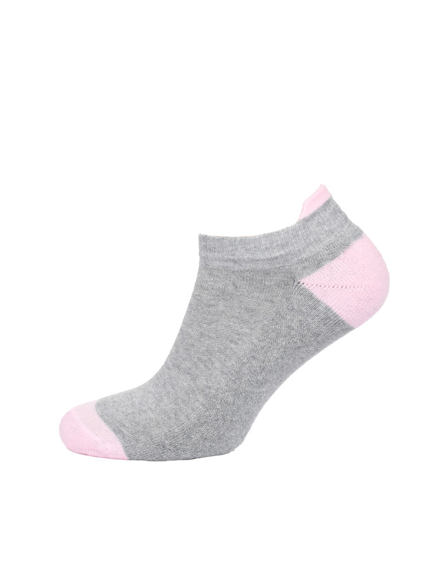 Жіночі шкарпетки M0104S (махрова стопа) р.36-40, 16 сірий-рожевий - 1