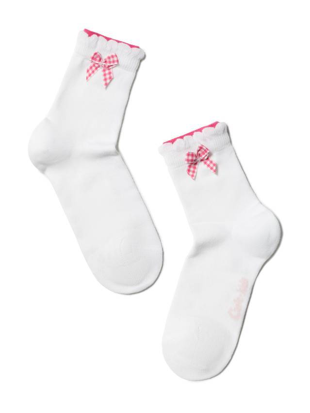 Шкарпетки дитячі TIP-TOP (2 пари) 7С-90СП, 7С-100СП, р. 12, 705 білий-рожевий - 2