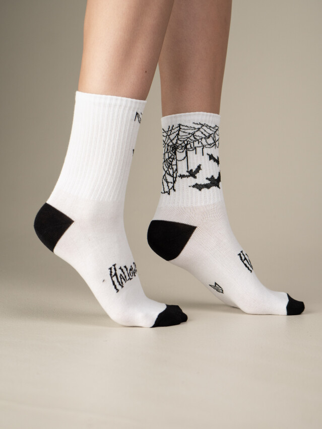 Шкарпетки M0303S Fancy (Кажан) р.42-45, 43 білий - 1