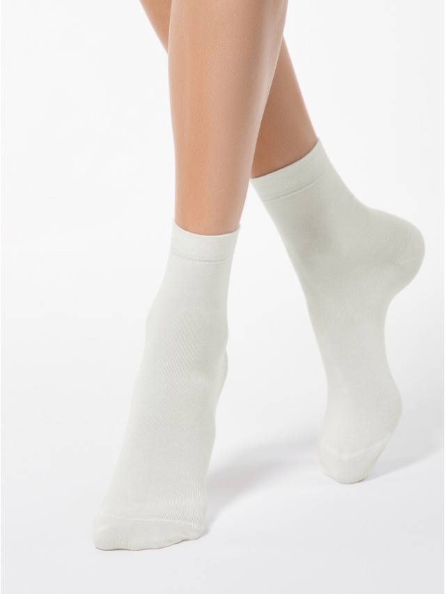 Шкарпетки жіночі віскозні CLASSIC (мікромодал) 13С-64СП, р. 23, 000 молочний - 1