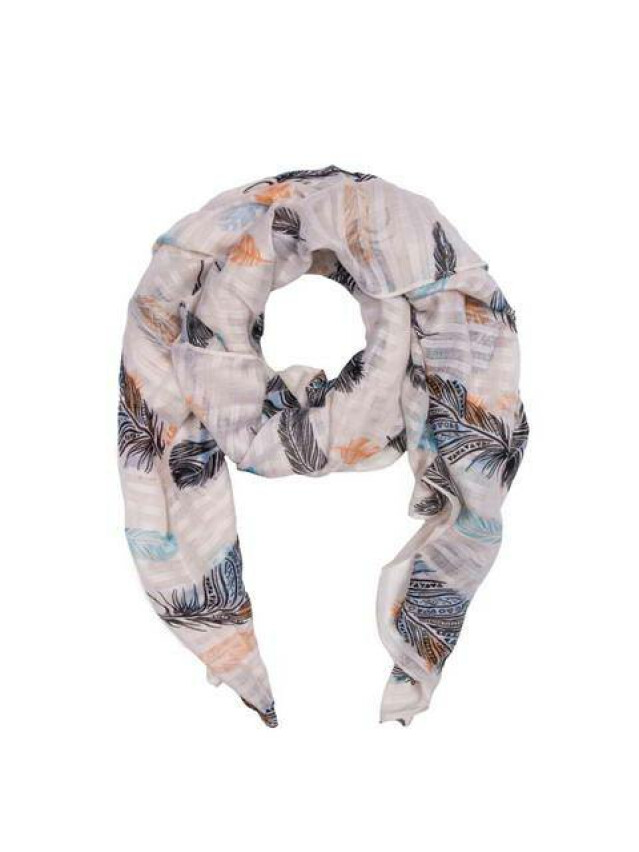 ESLI Шарф жіночий ES082, р.180,0х60,0, білий - 1