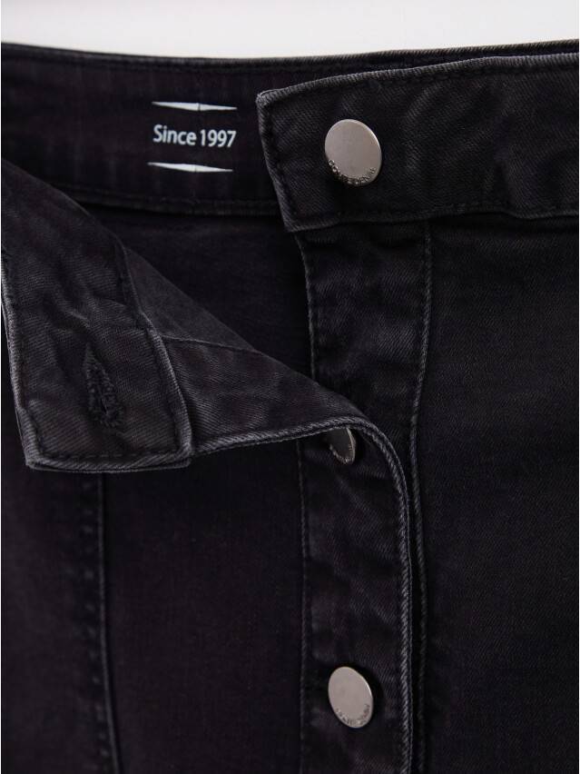 Спідниця жіноча джинсова CE CON-439, р.170-90, washed black - 8