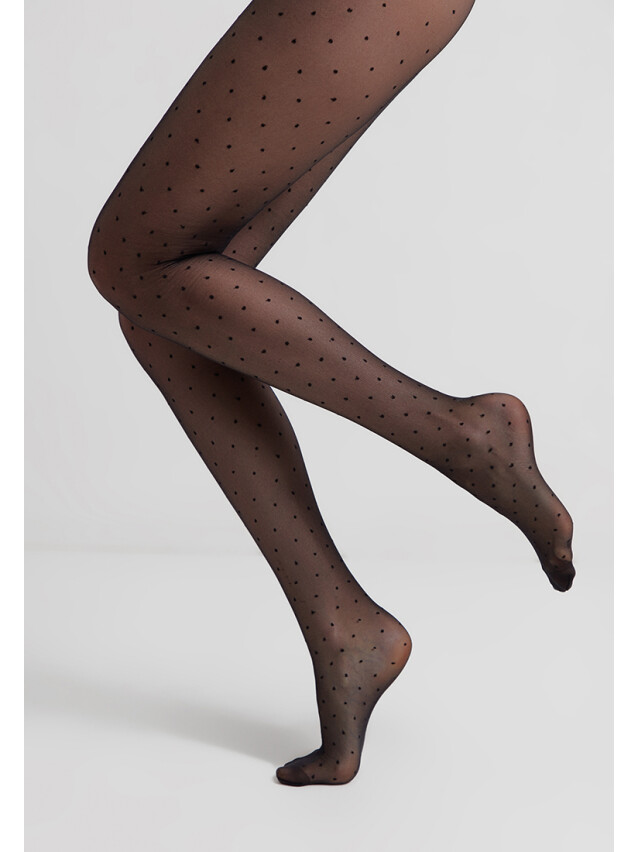 Колготки жіночі FANTASY DOTS, р.2, nero - 3