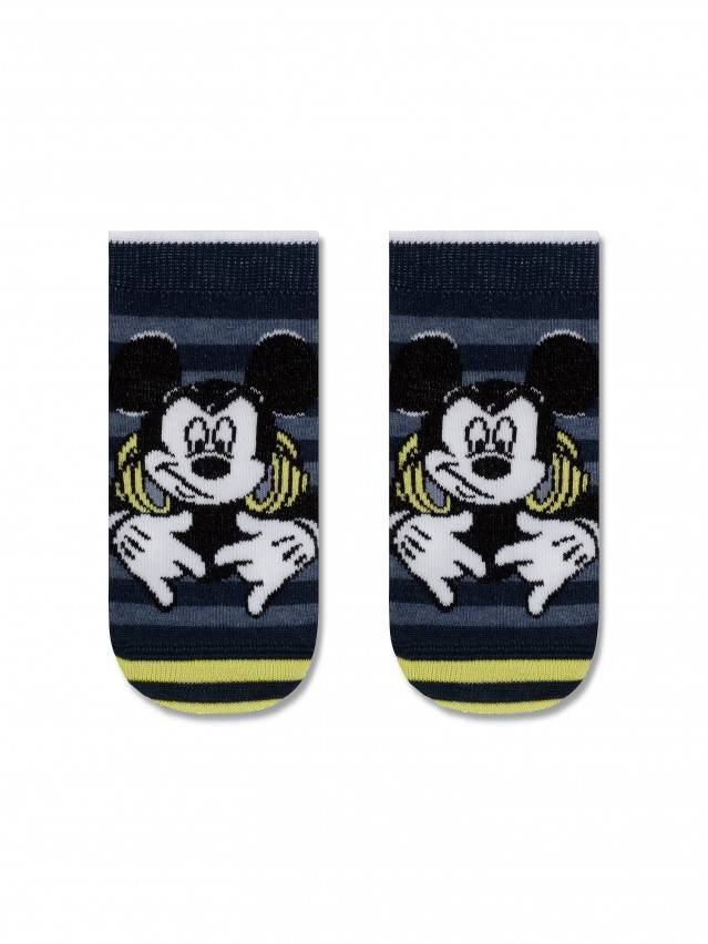 Укорочені бавовняні шкарпетки із зображенням улюблених персонажів мультфільмів «Disney» – Міккі і Мінні Маус. Малюки будуть в захваті! - 1