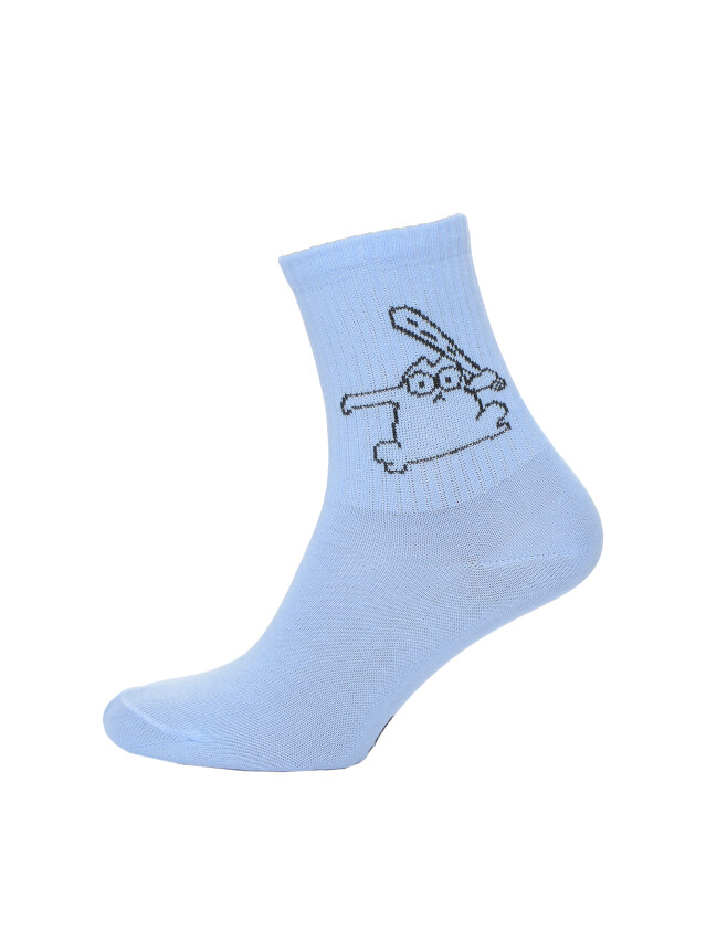 Шкарпетки дит. MS M0401S/2, р.21-23, 32 блакитний (2 пари) - 1