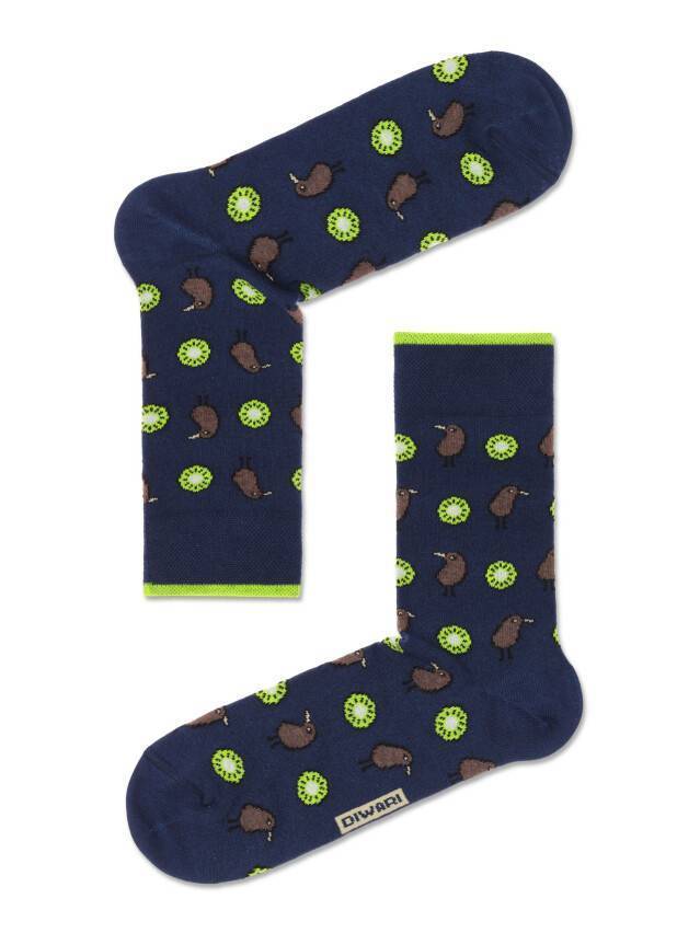 Всесезонные эластичные мужские Шкарпетки из хлопка, с двойной анатомической резинкой, однотонные, с вышивкой. - 4