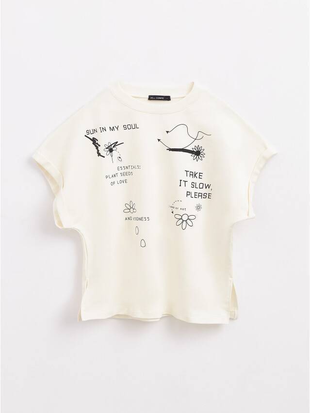 Жіноча футболка CE LD 1773, р.170-84, ecru - 4