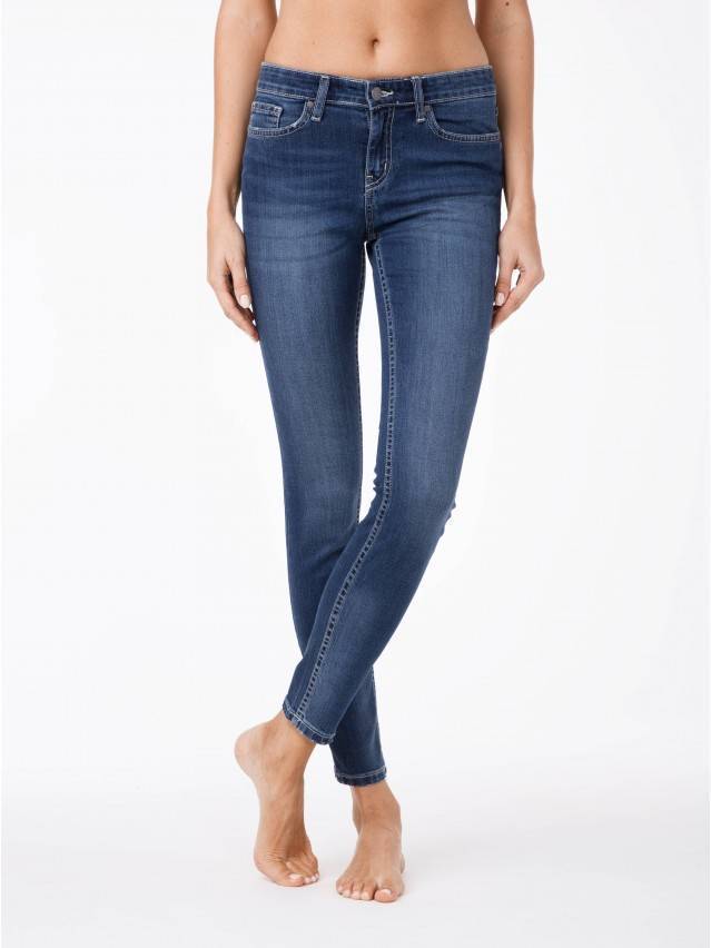 Штани джинсові жіночі 756/4909D, р.170-94, синій - 1