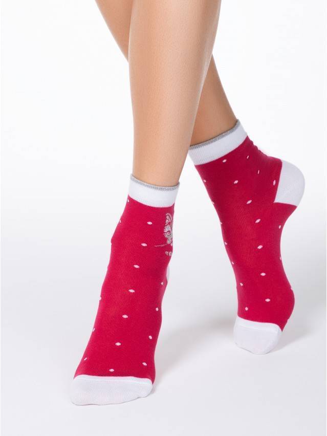 Шкарпетки жіночі бавовняні CLASSIC 17С-46СП, р.36-37, 119 бордо - 1