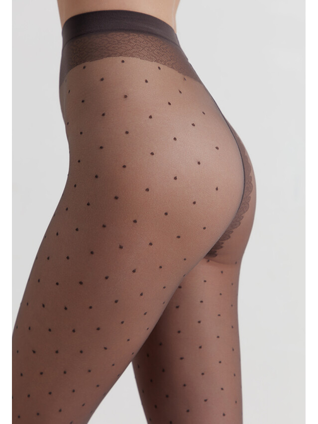 Колготки жіночі CE FANTASY DOTS, р.2, grafit (EU) - 5