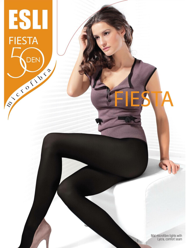 Колготки жіночі ESLI FIESTA 50, р.2, nero - 1