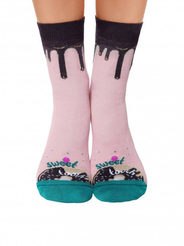 Шкарпетки жіночі бавовняні CLASSIC, р. 23, 115 світло-рожевий - 1