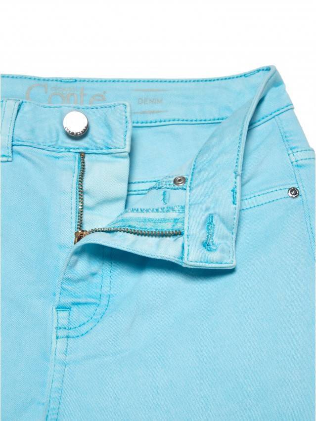 Моделюючі кольорові джинси звуженого крою з ефектом варіння CON - 219 - 5