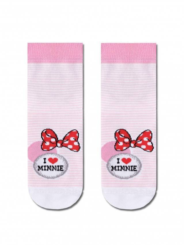 Жіночі шкарпетки з бавовни із зображенням чарівної Мінні Маус. В них ви будете милою і кокетливою, як модниця Мінні. - 3