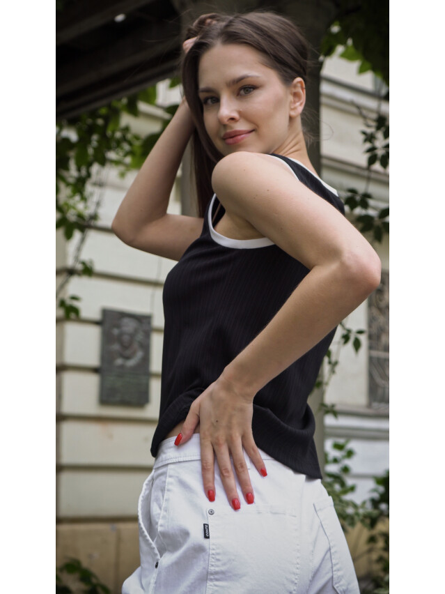 Топ жіночий EL 12024, р.S, black - 2