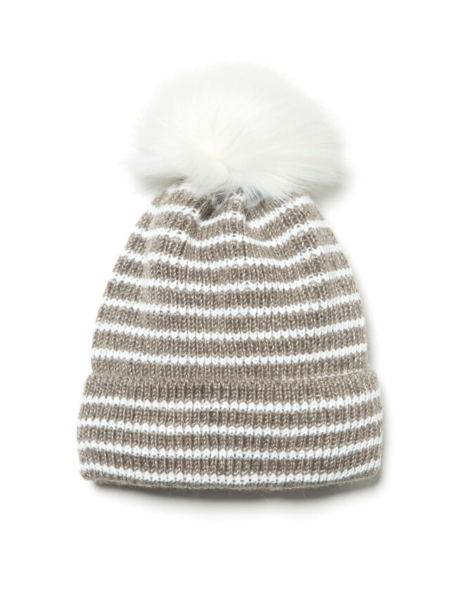 Шапка дитяча ESLI 18С-142СП, р.54, сіро-бежевий - 1