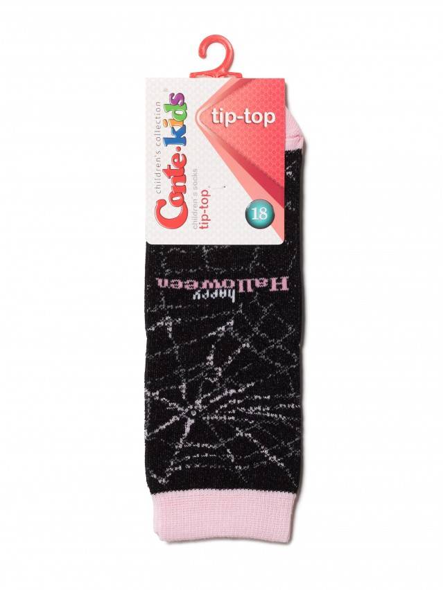 Шкарпетки дитячі TIP-TOP (стрази, люрекс) 17С-22СП, р.18, 285 чорний-світло-рожевий - 2