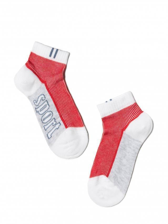 Шкарпетки дитячі ACTIVE 13С-34СП, р.14, 309 білий-червоний - 1