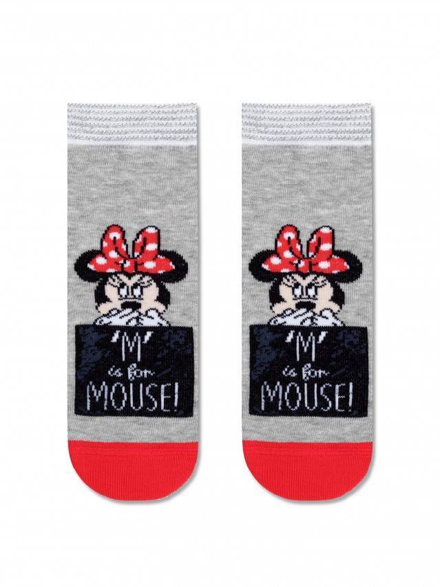 Жіночі шкарпетки з бавовни із зображенням чарівної Мінні Маус. В них ви будете милою і кокетливою, як модниця Мінні. - 2