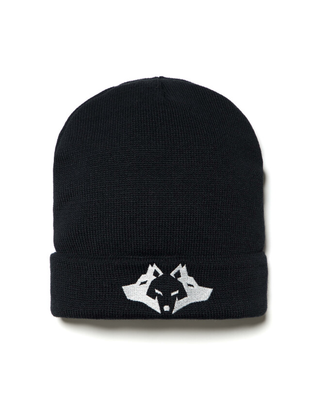 Шапка дитяча ESLI 18С-150СП, р.54, чорний - 1