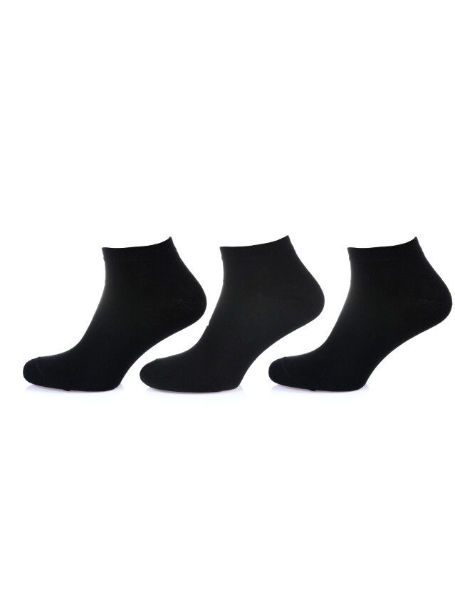 Набір шкарпеток чол. Л&П 221 /3 пари (короткі),р.40-41, 02 чорний - 1