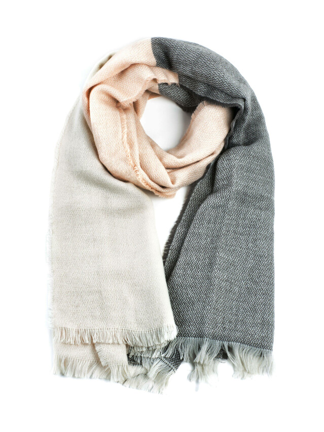 ESLI Шарф жіночий ES095, р.180,0х50,0, сіро-бежевий - 1
