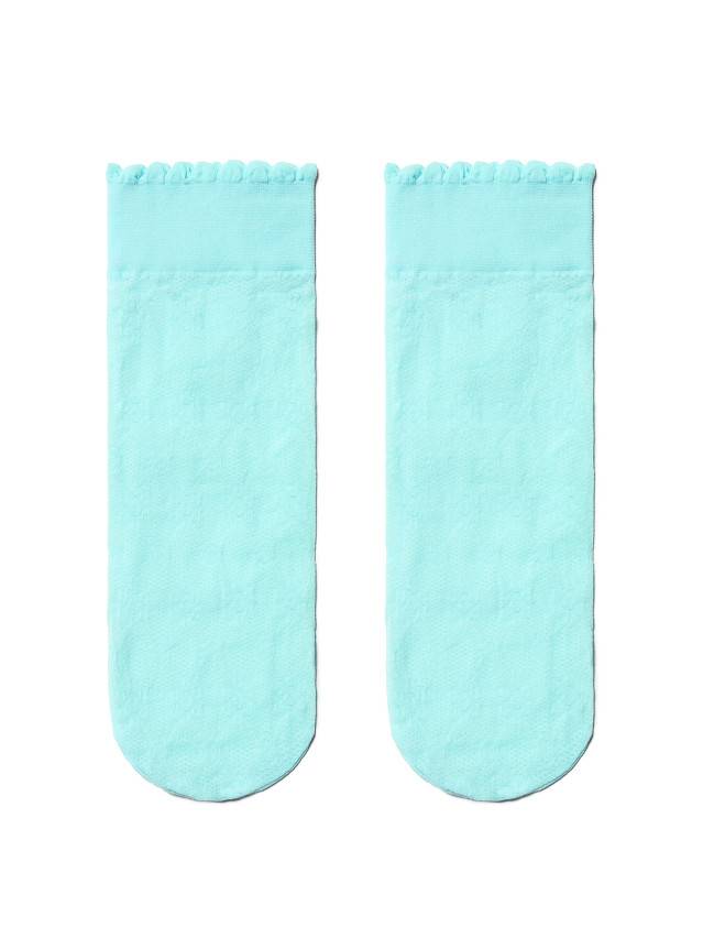 Шкарпетки для дівчаток нарядні FIORI, р.18-20, turquoise - 1