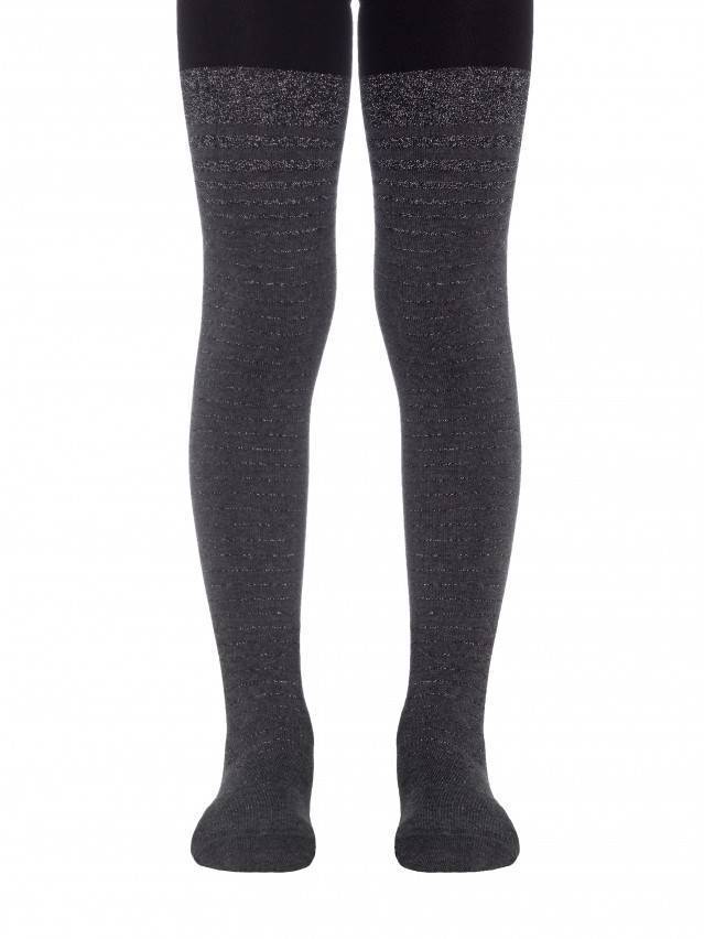 Колготки дитячі TIP-TOP (7С-78СП),р. 140-146 (22),412 чорний-темно-сірий - 1