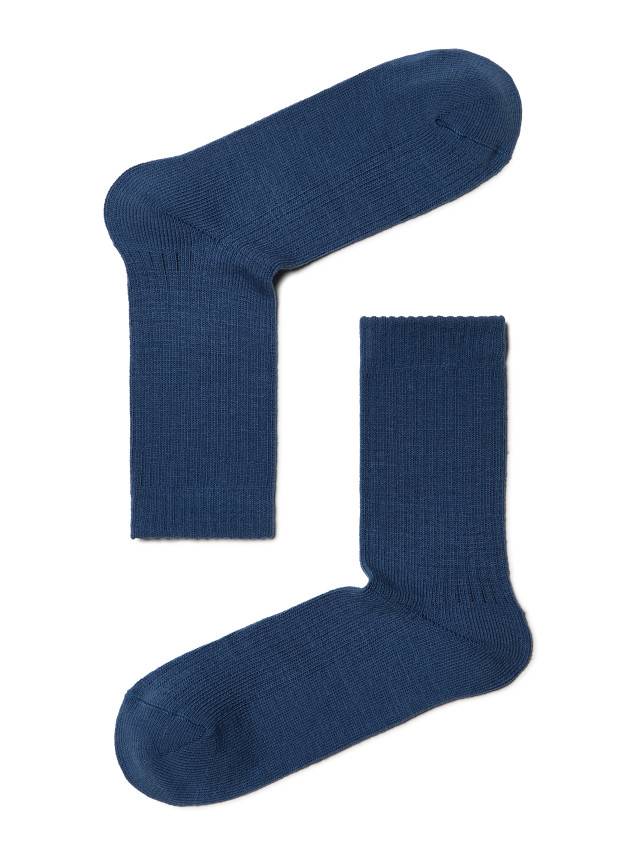 Комфортні теплі чоловічі шкарпетки з акрилової пряжі, з подвійною анатомічною резинкою, однотонні. - 1