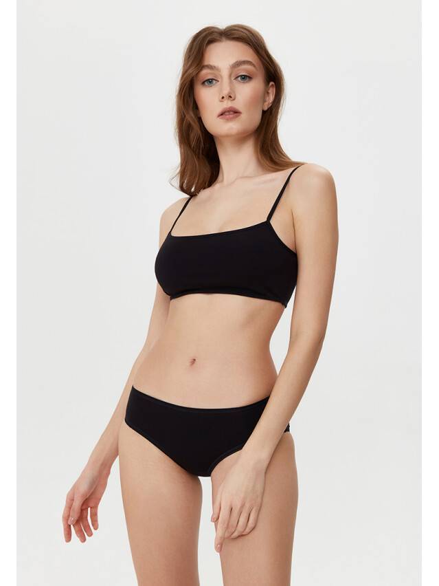 Труси жіночі бавовняні LB 2014 року, 90 / XS, чорні - 3