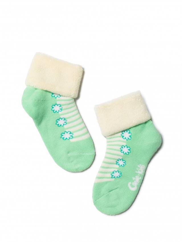 Шкарпетки дитячі SOF-TIKI, р. 12, 074 кремовий-св.-зелений - 1
