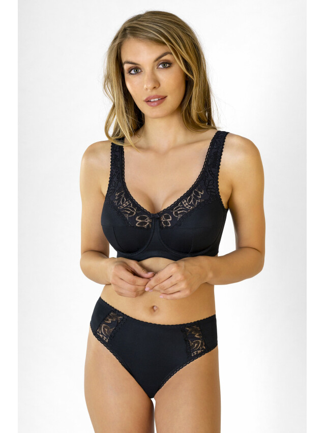 Бюст. full cup Galla 557921, р.80E, чорний - 1