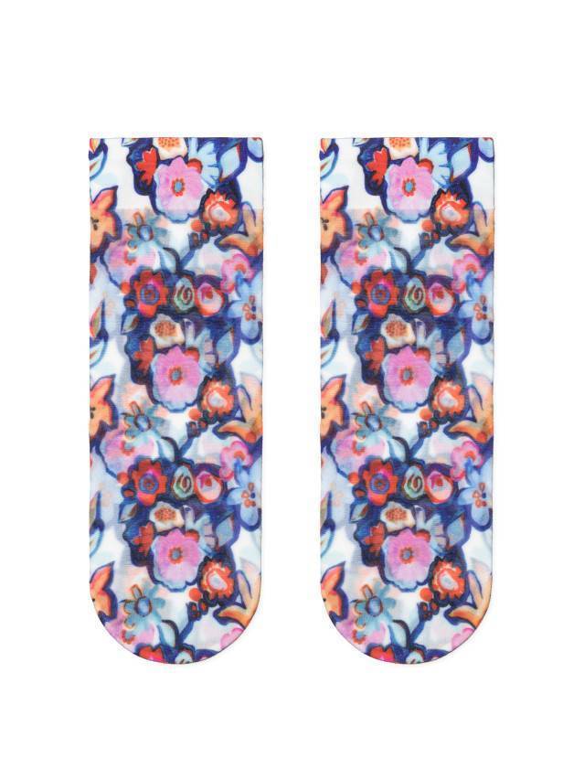 Жіночі еластичні фантазійні шкарпетки з різними малюнками, виконаними у вигляді друку (принт) - 2