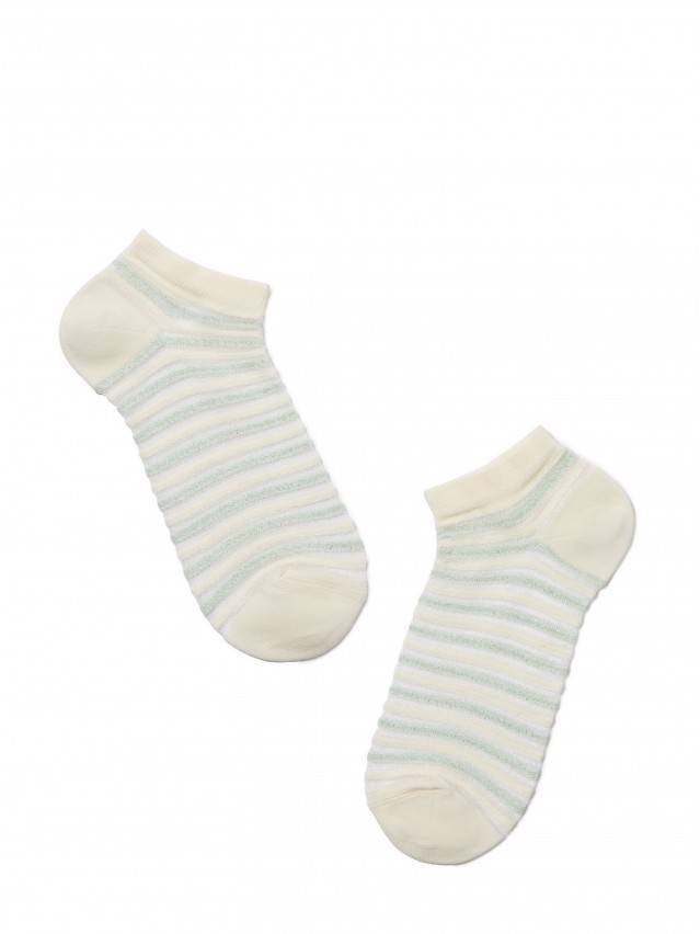 Шкарпетки жіночі бавовняні ACTIVE (короткі, люрекс) 17С-71СП, р.36-37, 123 кремовий - 2