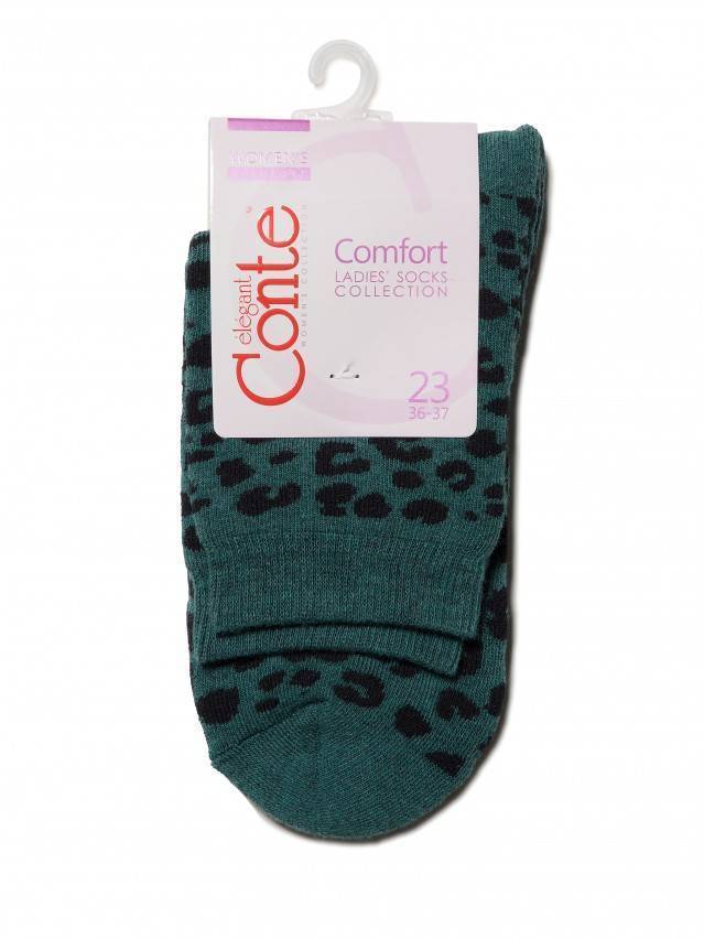 Шкарпетки жіночі бавовняні COMFORT (махрові) 17С-64СП, р.36-37, 118 темно-бірюзовий - 3