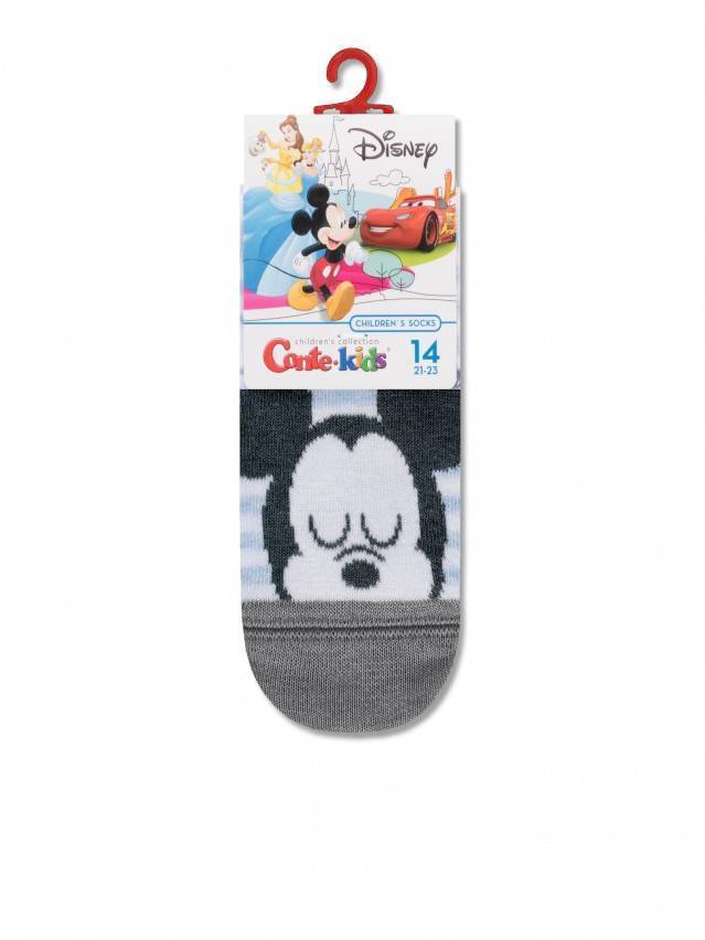 Укорочені бавовняні шкарпетки із зображенням улюблених персонажів мультфільмів «Disney» – Міккі і Мінні Маус. Малюки будуть в захваті! - 3