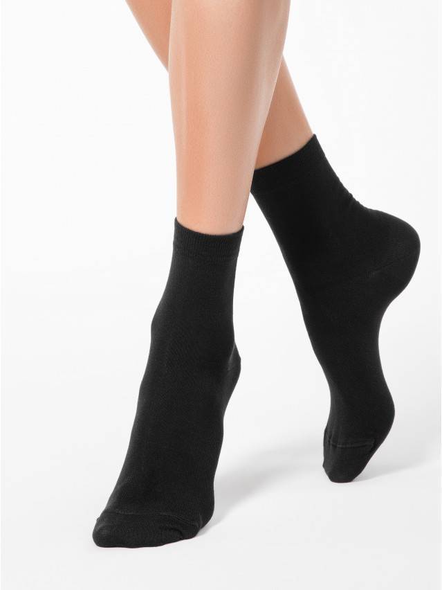 Шкарпетки жіночі віскозні CLASSIC (мікромодал) 13С-64СП, р. 23, 000 чорний - 1