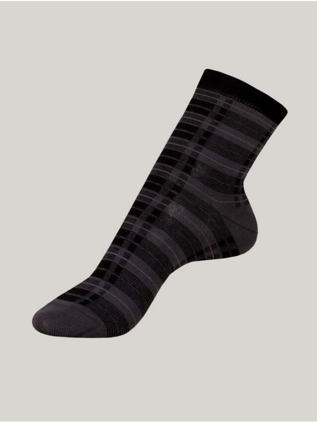 Шкарпетки жіночі бавовняні ESLI CLASSIC 15С-20СПЕ, р.23, 070 темно-сірий - 1