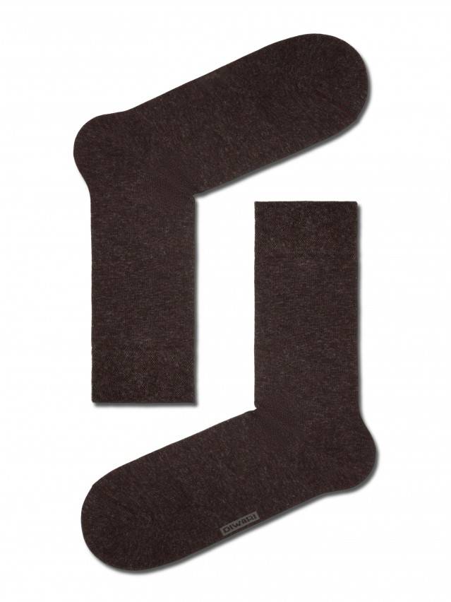 Шкарпетки чоловічі COMFORT (кашемір) 15С-66СП, р. 25, 000 темно-коричневий - 1