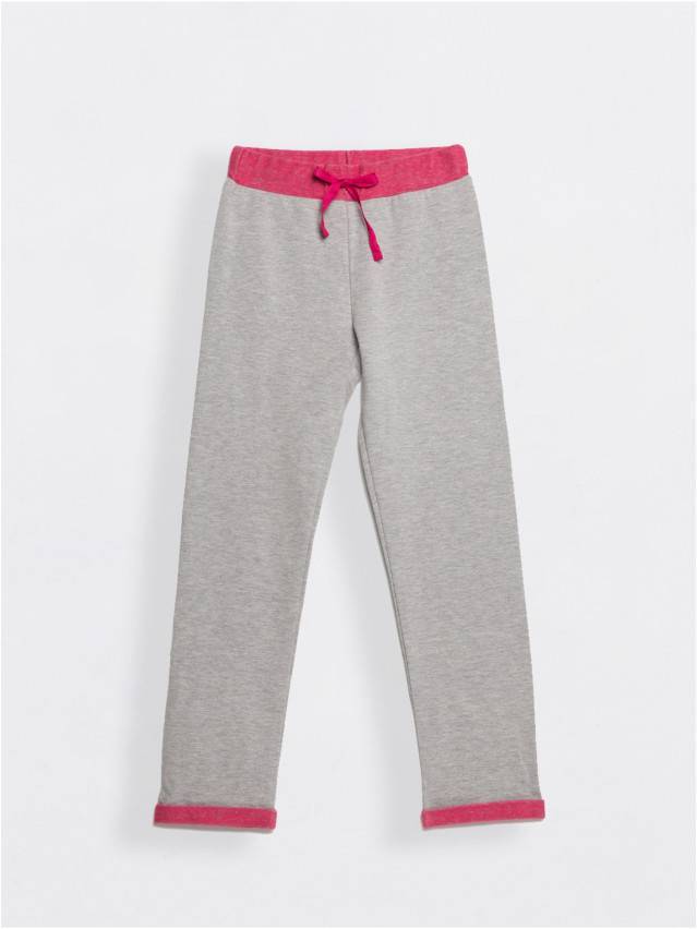 Штани для дівчаток JOGGY, р.110, 116-56, grey-pink - 1