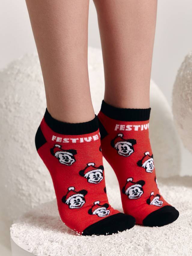 Шкарпетки жіночі бавовняні CE NEW YEAR DISNEY 21С-74СПМ, р.36-39, 648 червоний - 1